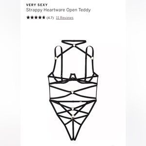 Strap heartware open Teddy, by Victoria’s Secret